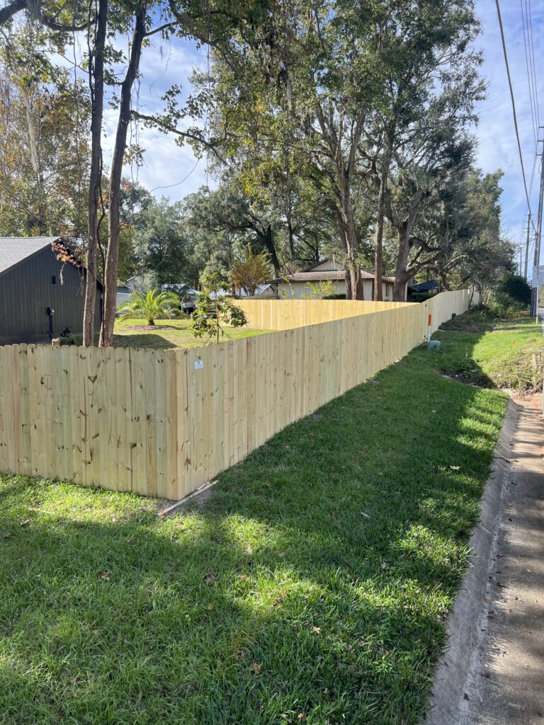 Fence installed by Citadel Fence